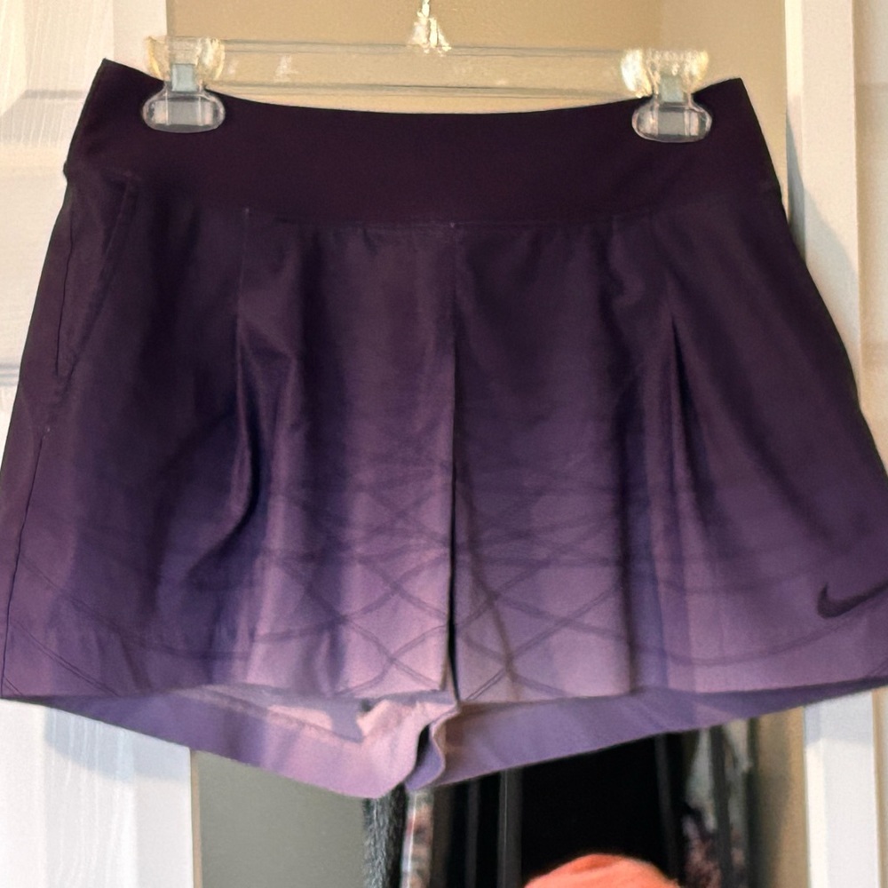Nike Women's Ombre Purple Athletic Shorts